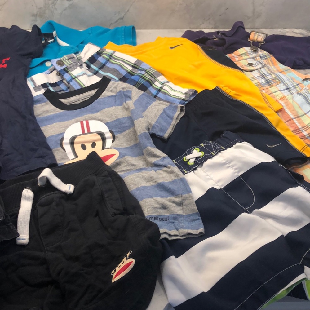 Boys 16 piece summer to fall bundle 12M